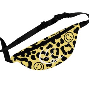 Leopard's Smiley Face Fanny Pack