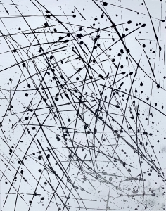 20'' X 16'' Stretched Canvas - Dotted Lines