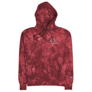 Womens Champion tie-dye hoodie