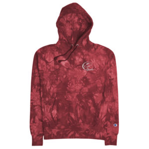 Men's Champion tie-dye hoodie